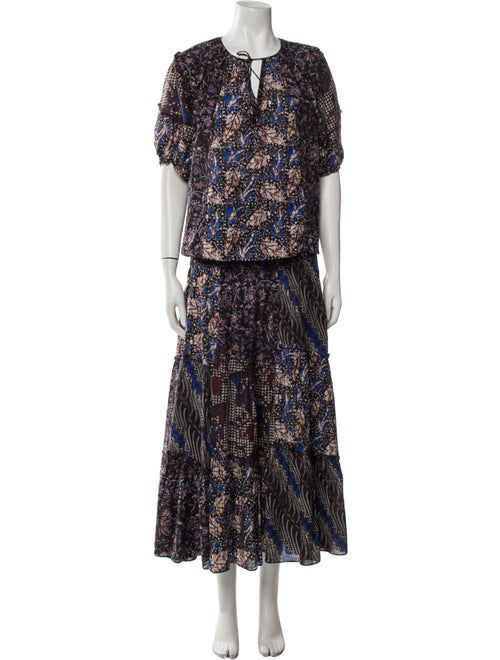 Ulla Johnson Printed Skirt Set