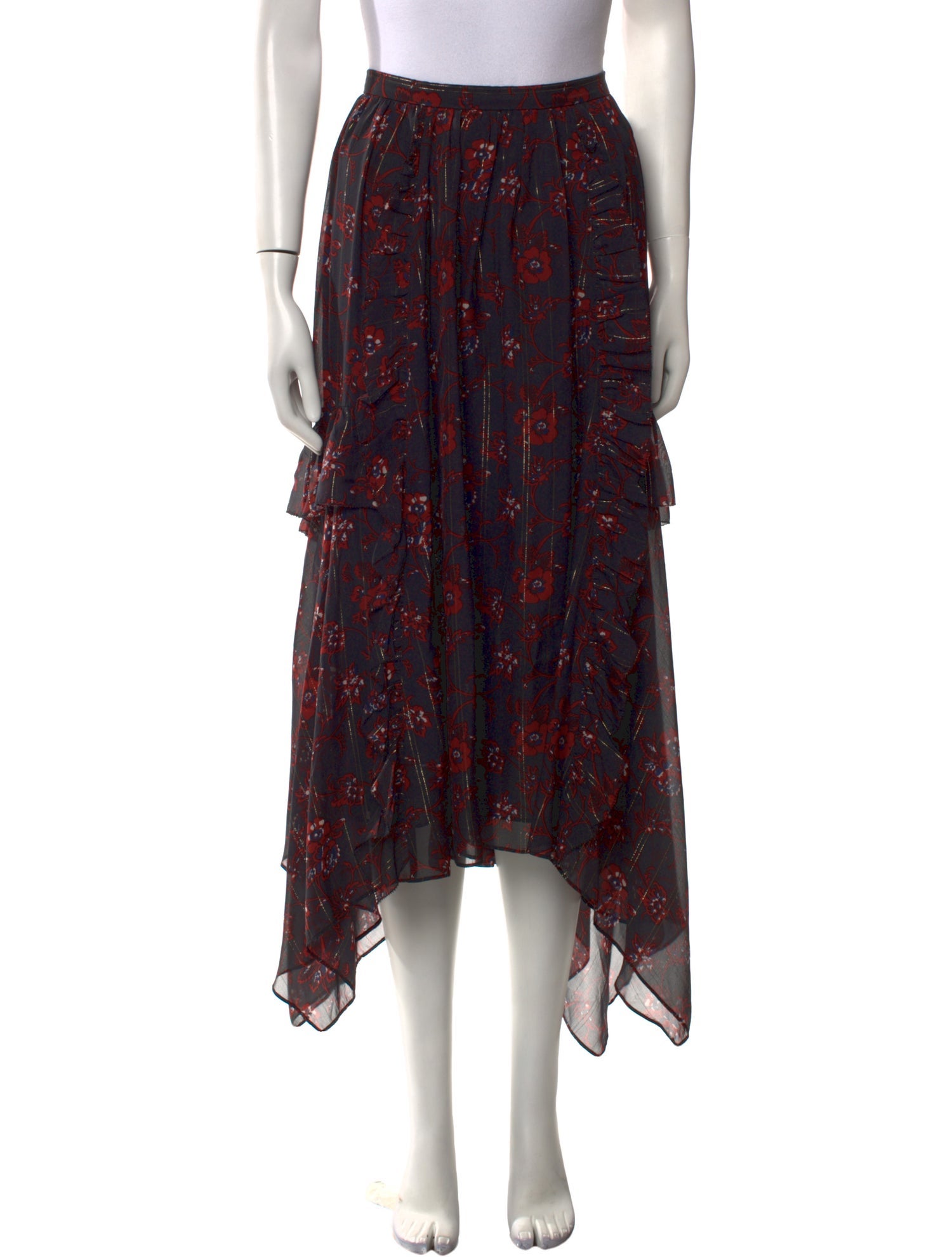 Ulla Johnson Silk Long Skirt