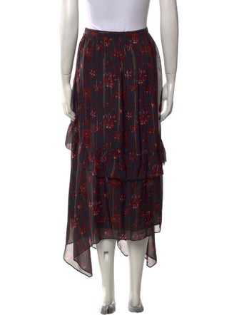 Ulla Johnson Silk Long Skirt