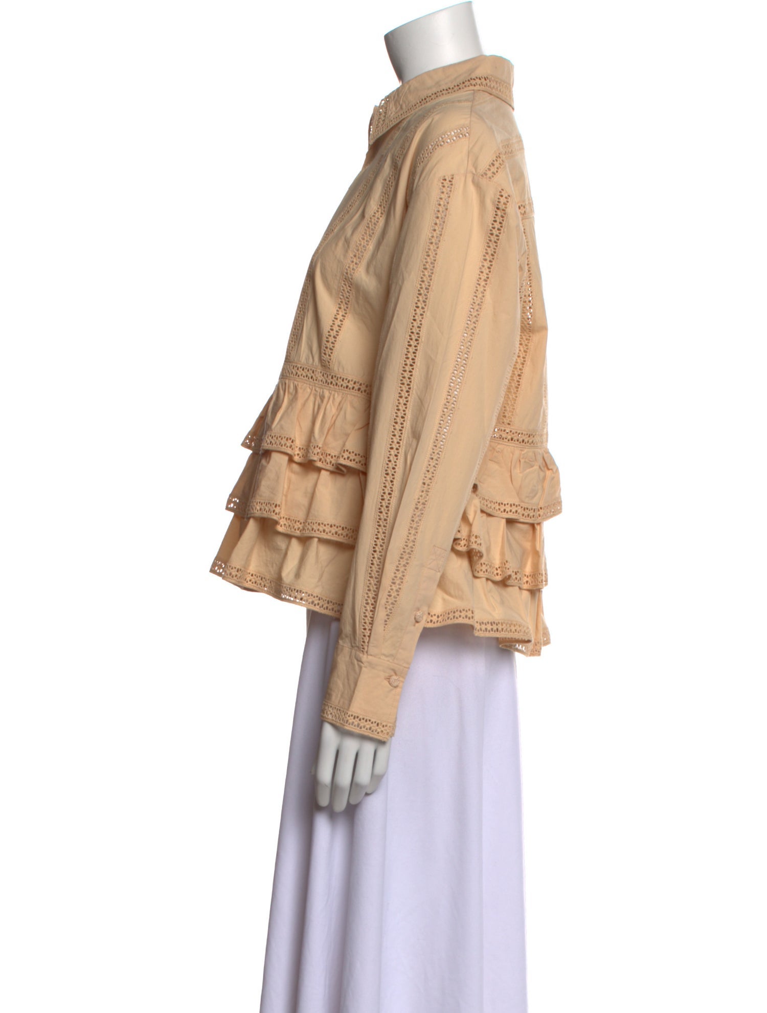 Ulla Johnson Long Sleeve Button-Up Top w/ Tags