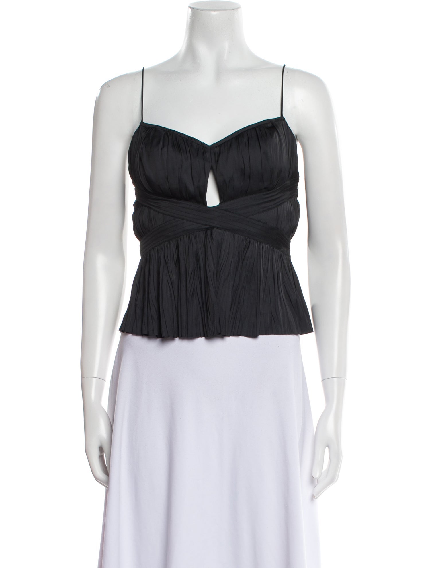 Ulla Johnson Square Neckline Sleeveless Crop Top