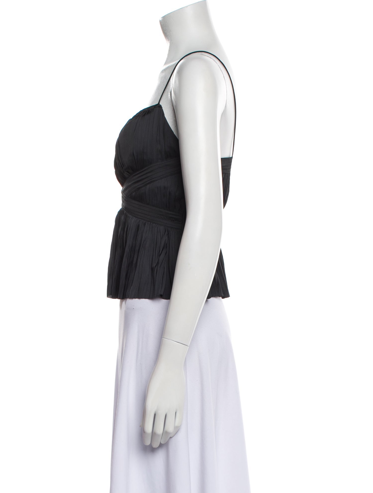 Ulla Johnson Square Neckline Sleeveless Crop Top