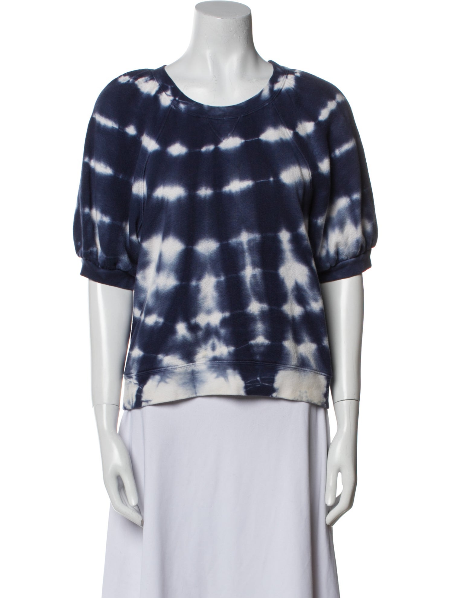 Ulla Johnson Tie-Dye Print Scoop Neck T-Shirt