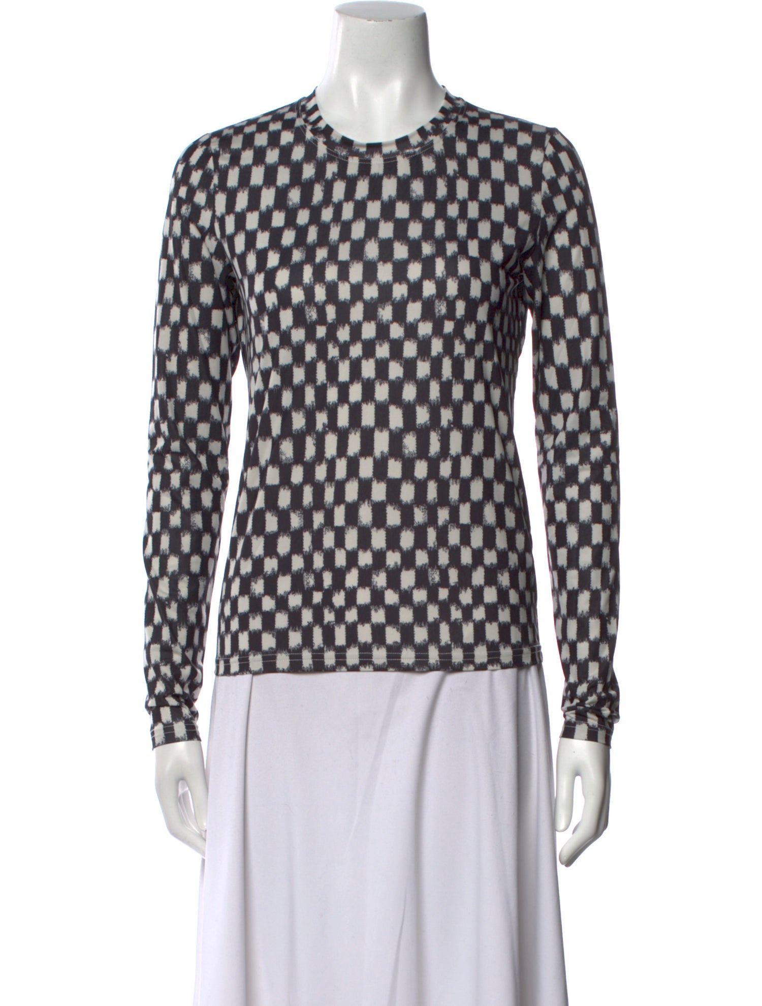 Ulla Johnson Printed Crew Neck Top