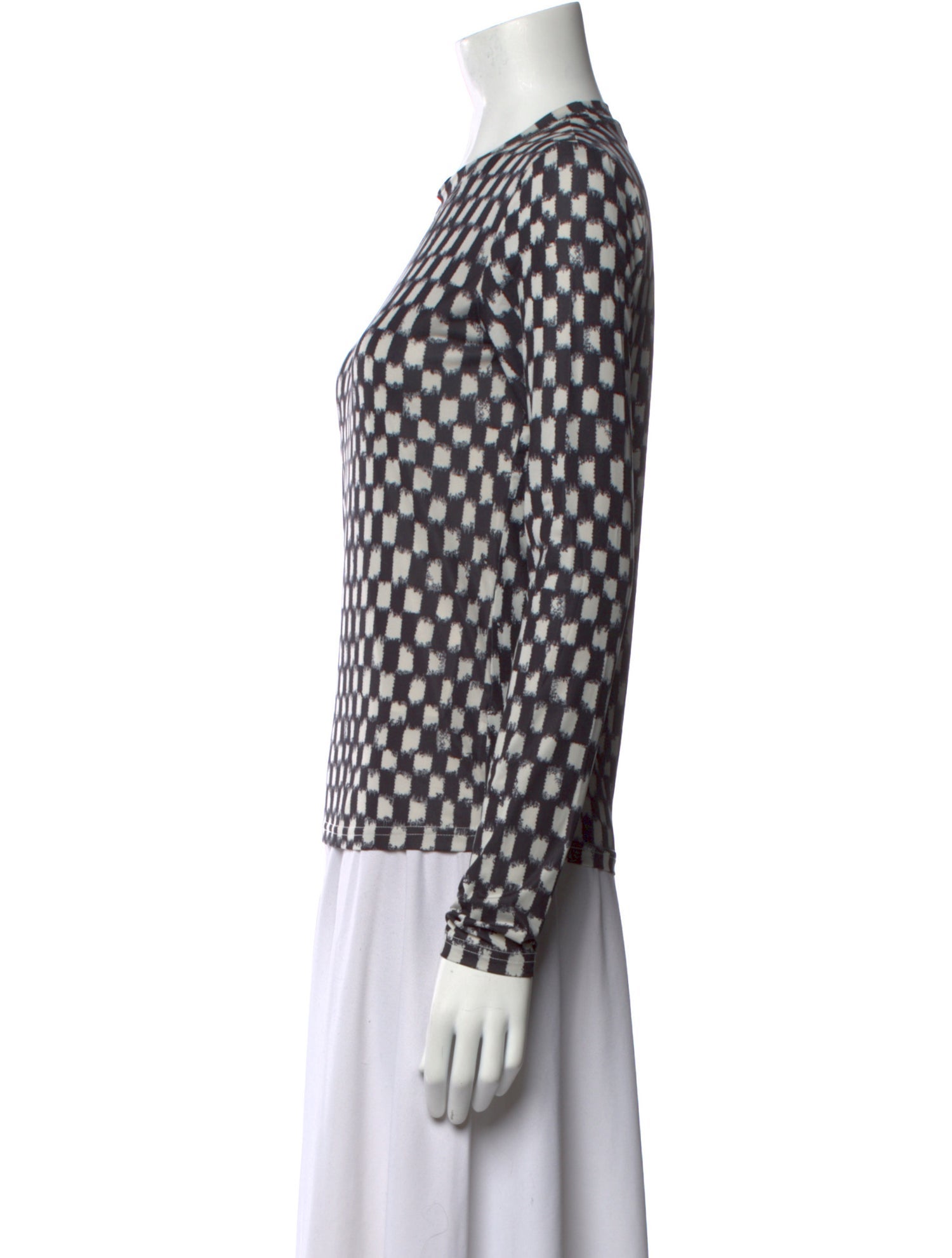 Ulla Johnson Printed Crew Neck Top