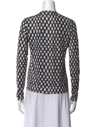 Ulla Johnson Printed Crew Neck Top