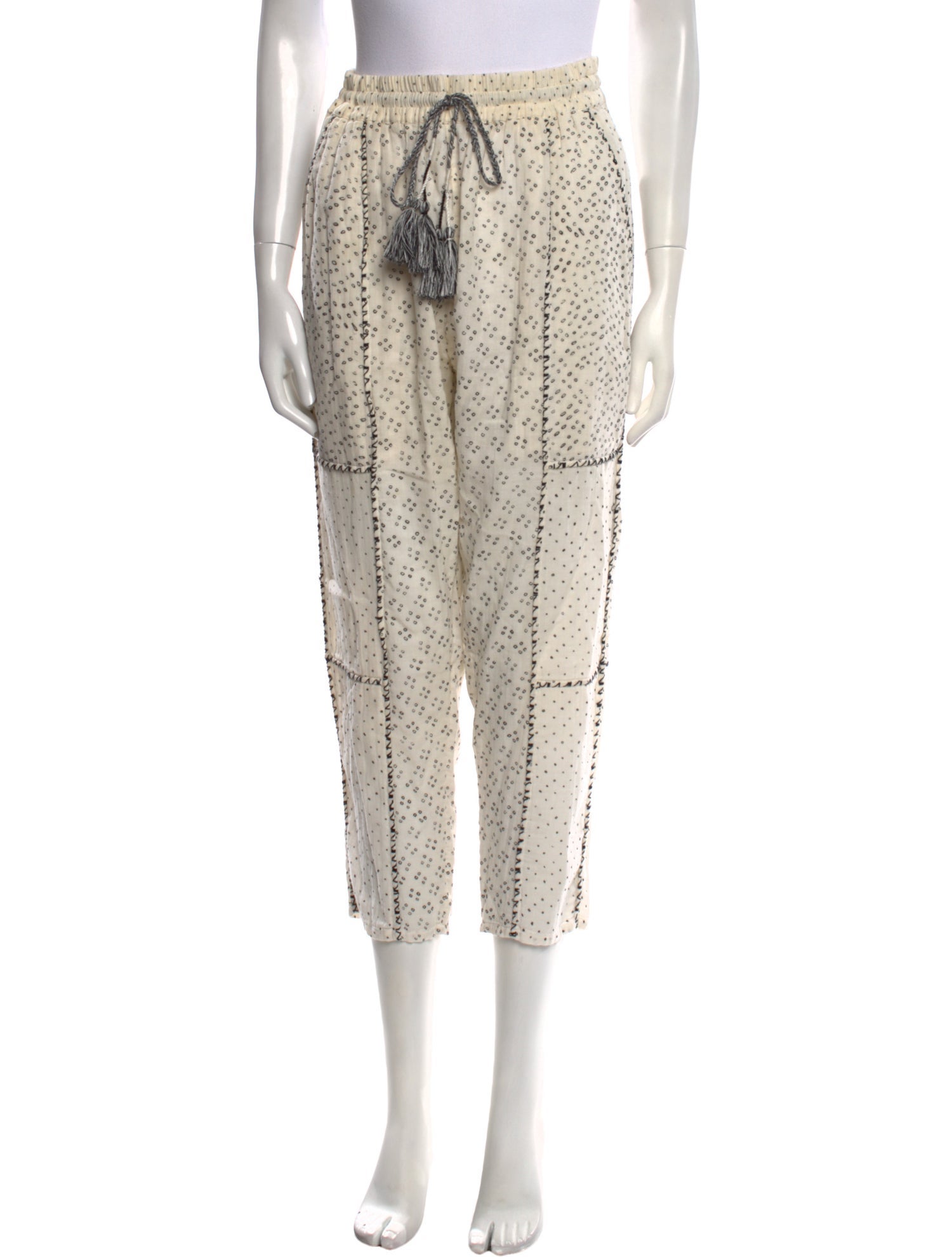 Ulla Johnson Printed Straight Leg Pants