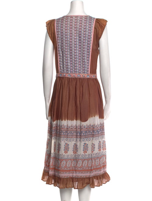 Ulla Johnson Printed Midi Length Dress