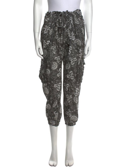 Ulla Johnson Floral Print Skinny Leg Pants
