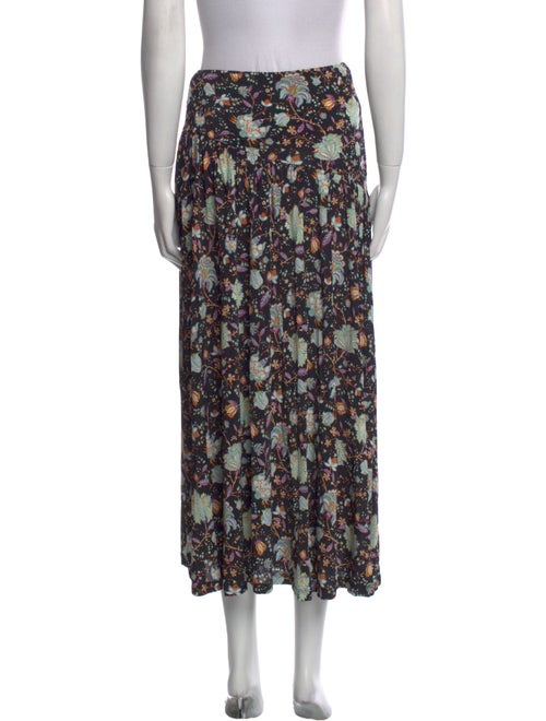 Ulla Johnson Floral Print Midi Length Skirt