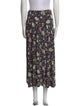 Ulla Johnson Floral Print Midi Length Skirt