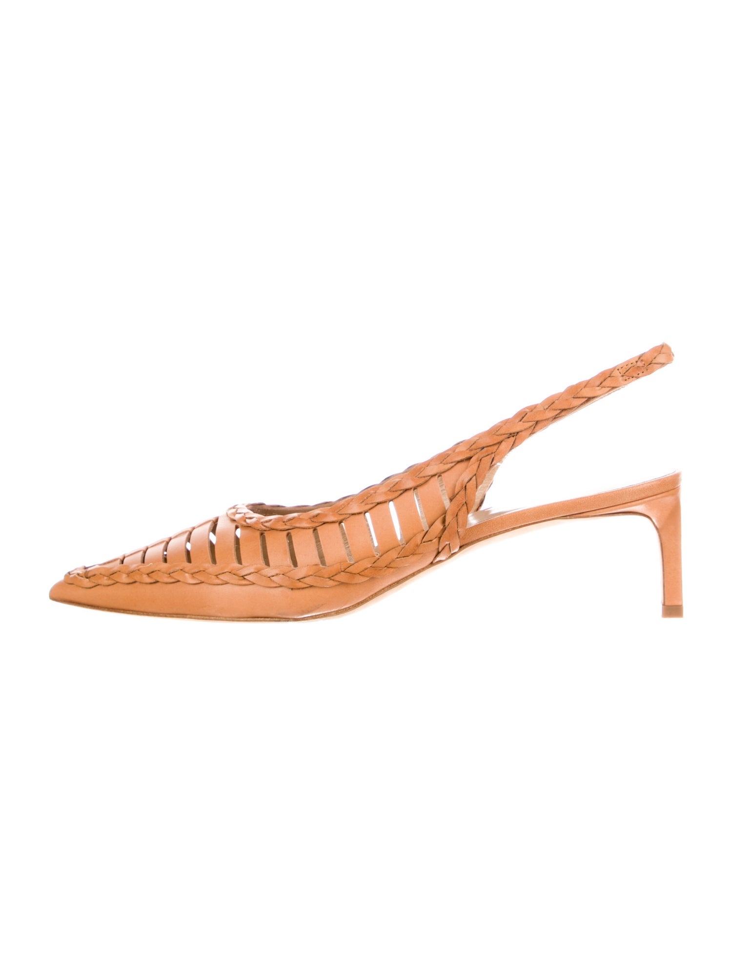 Ulla Johnson Leather Slingback Pumps