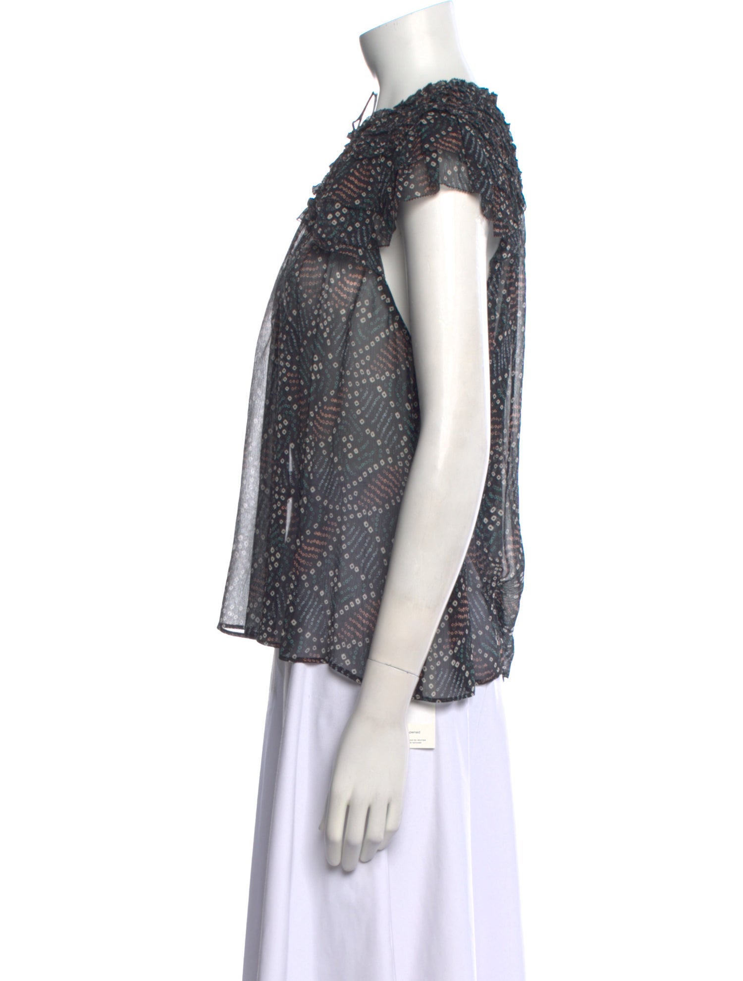 Ulla Johnson Silk Printed Blouse