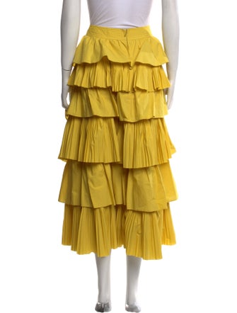 Ulla Johnson Ruffle Embellishment Midi Length Skirt