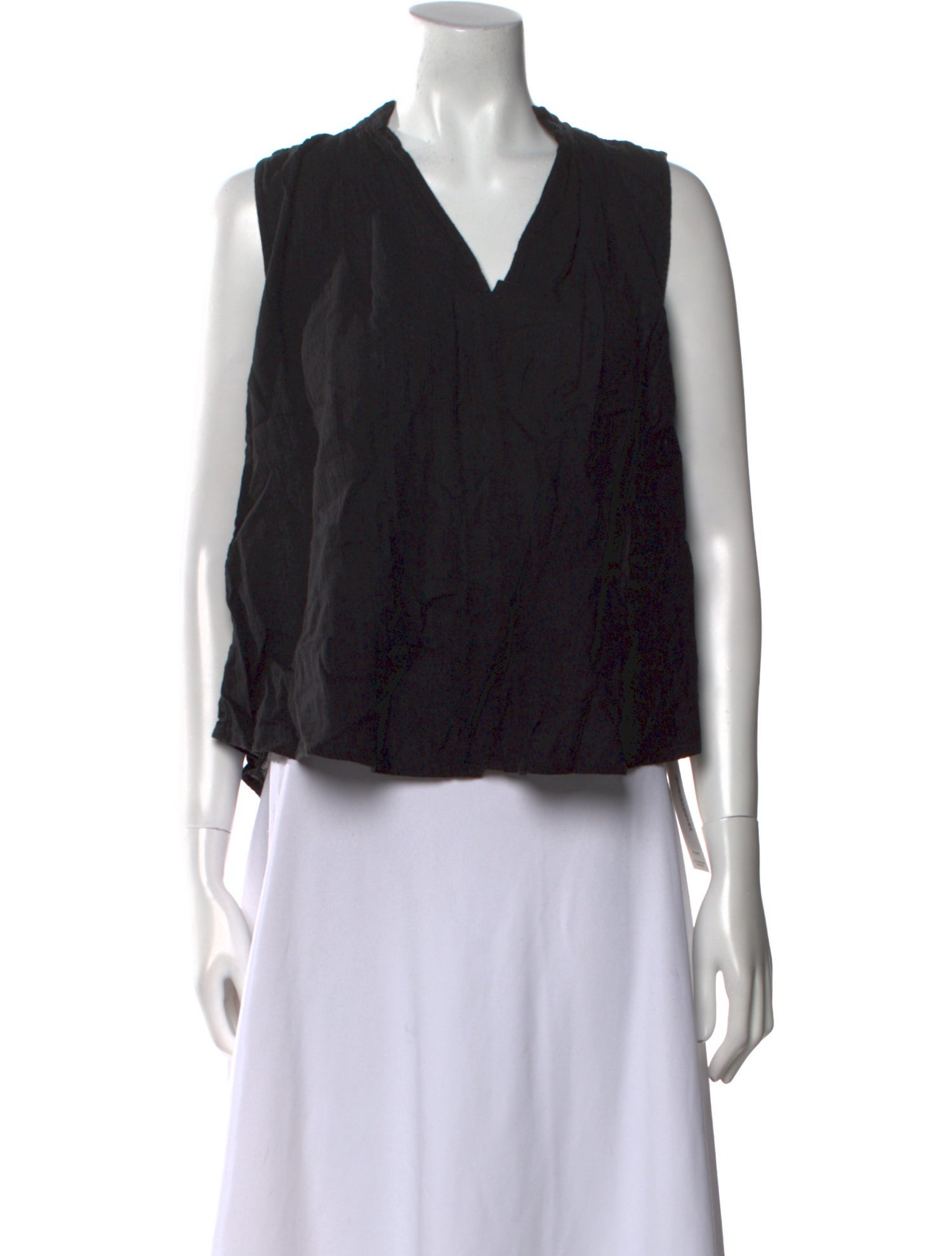 Ulla Johnson V-Neck Sleeveless Crop Top