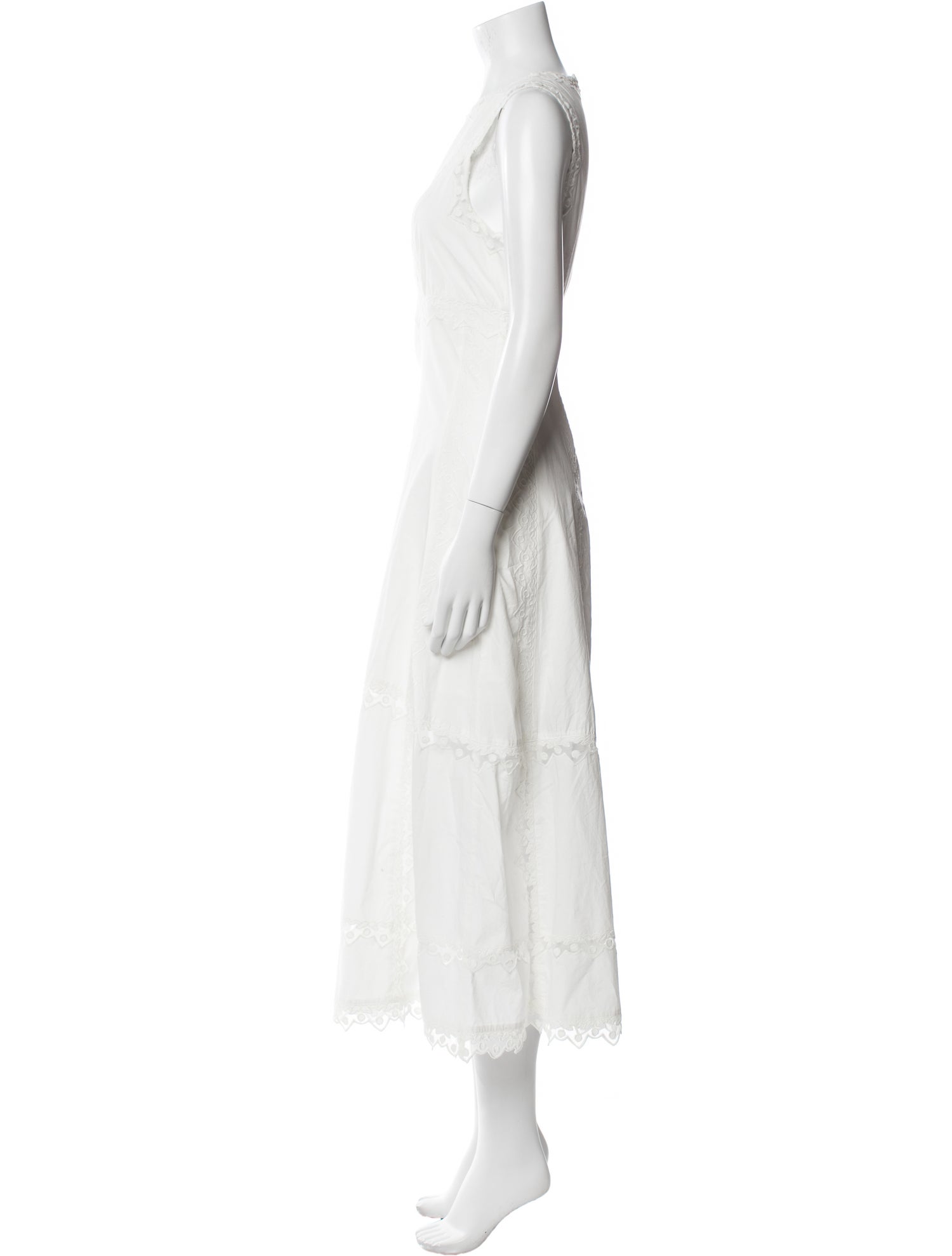 Ulla Johnson Crew Neck Long Dress