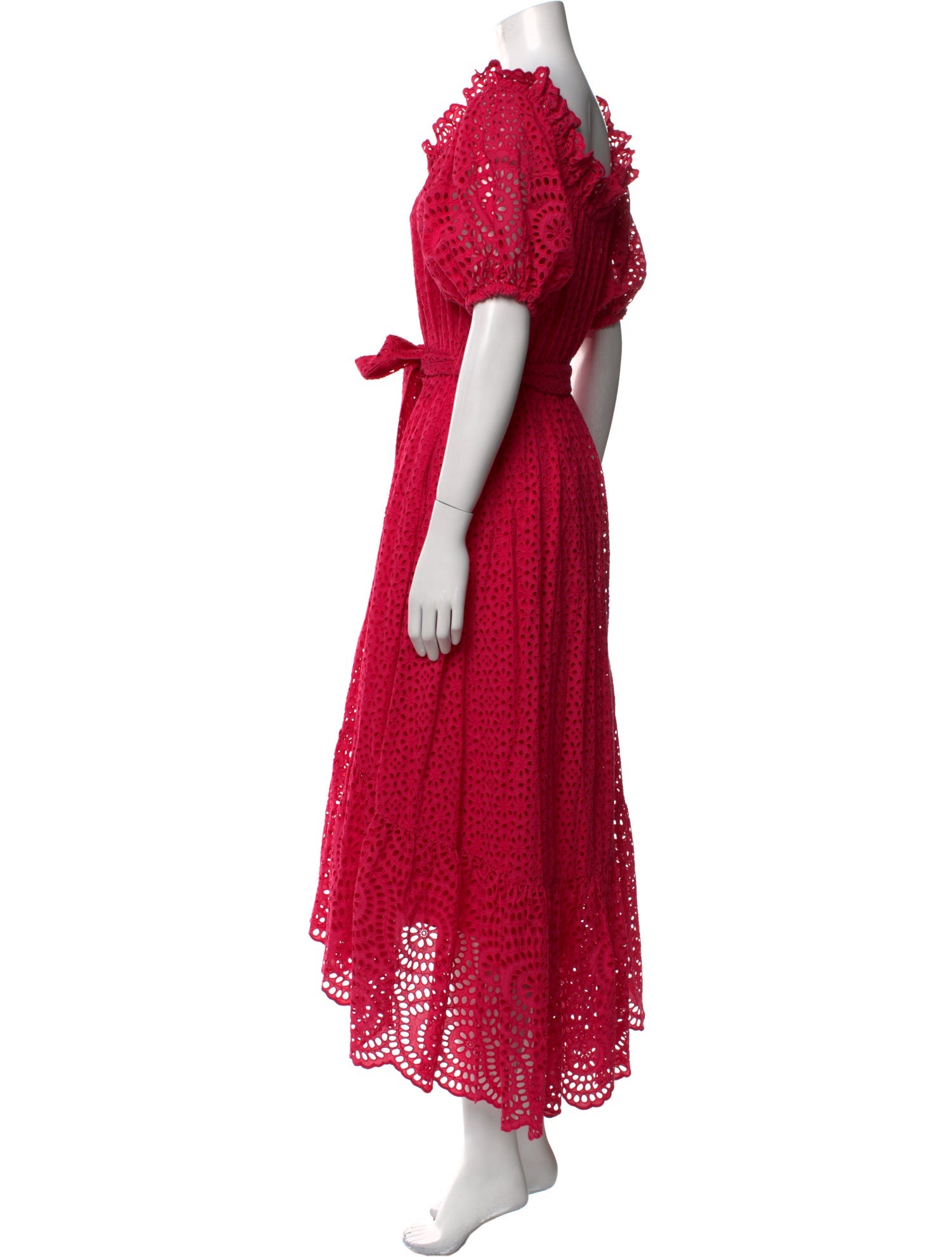 Ulla Johnson Square Neckline Midi Length Dress