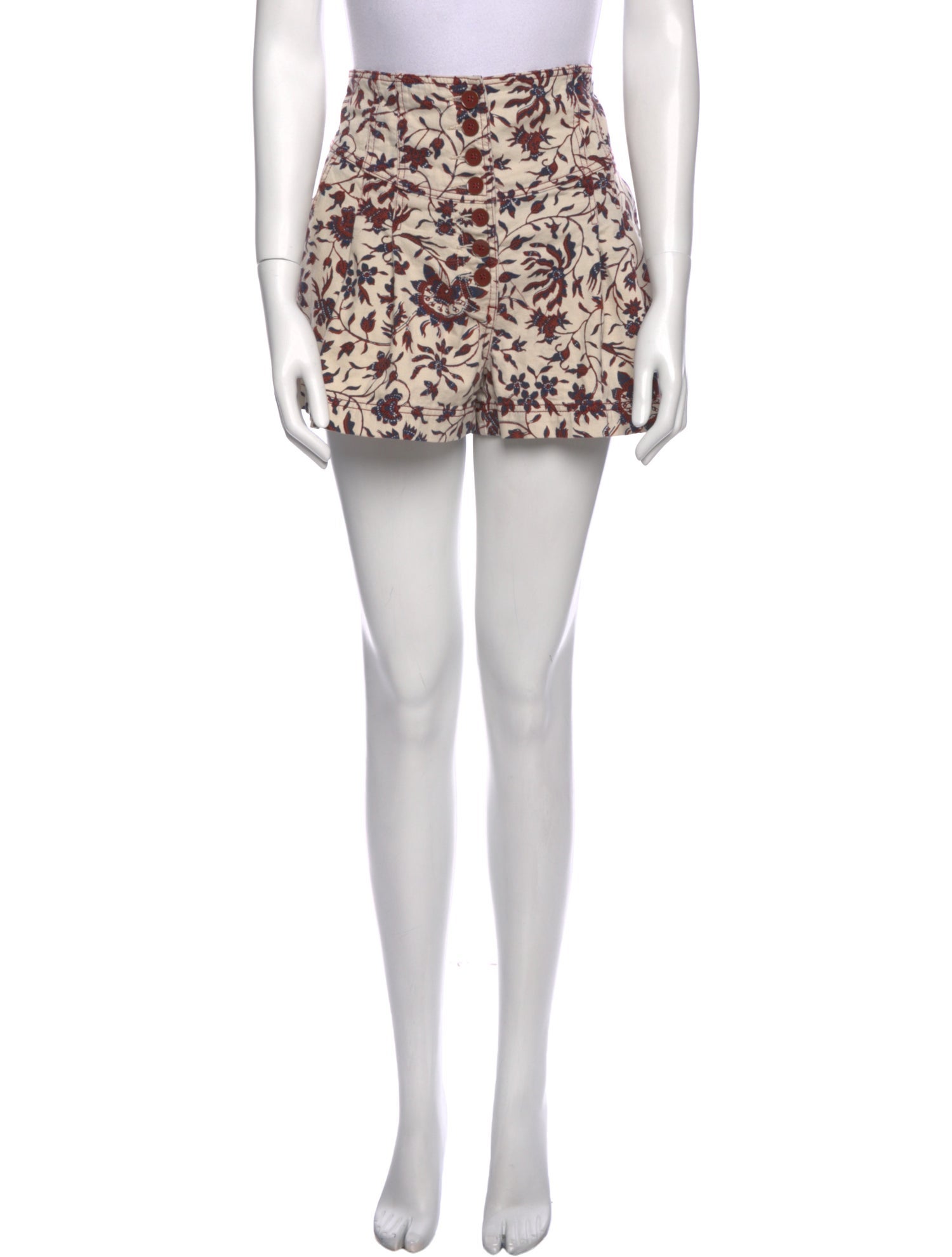 Ulla Johnson Printed Mini Shorts