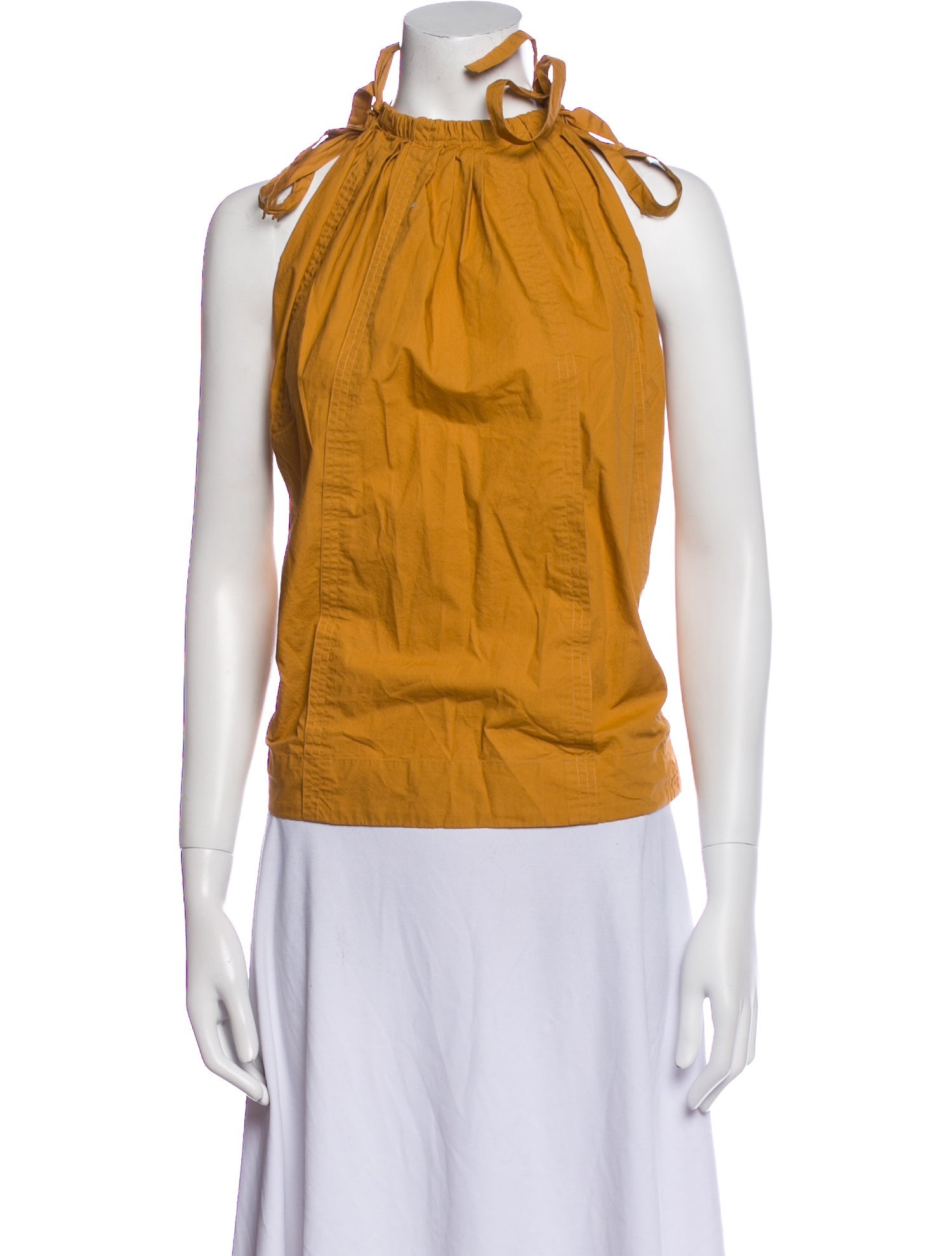 Ulla Johnson Mock Neck Sleeveless Top