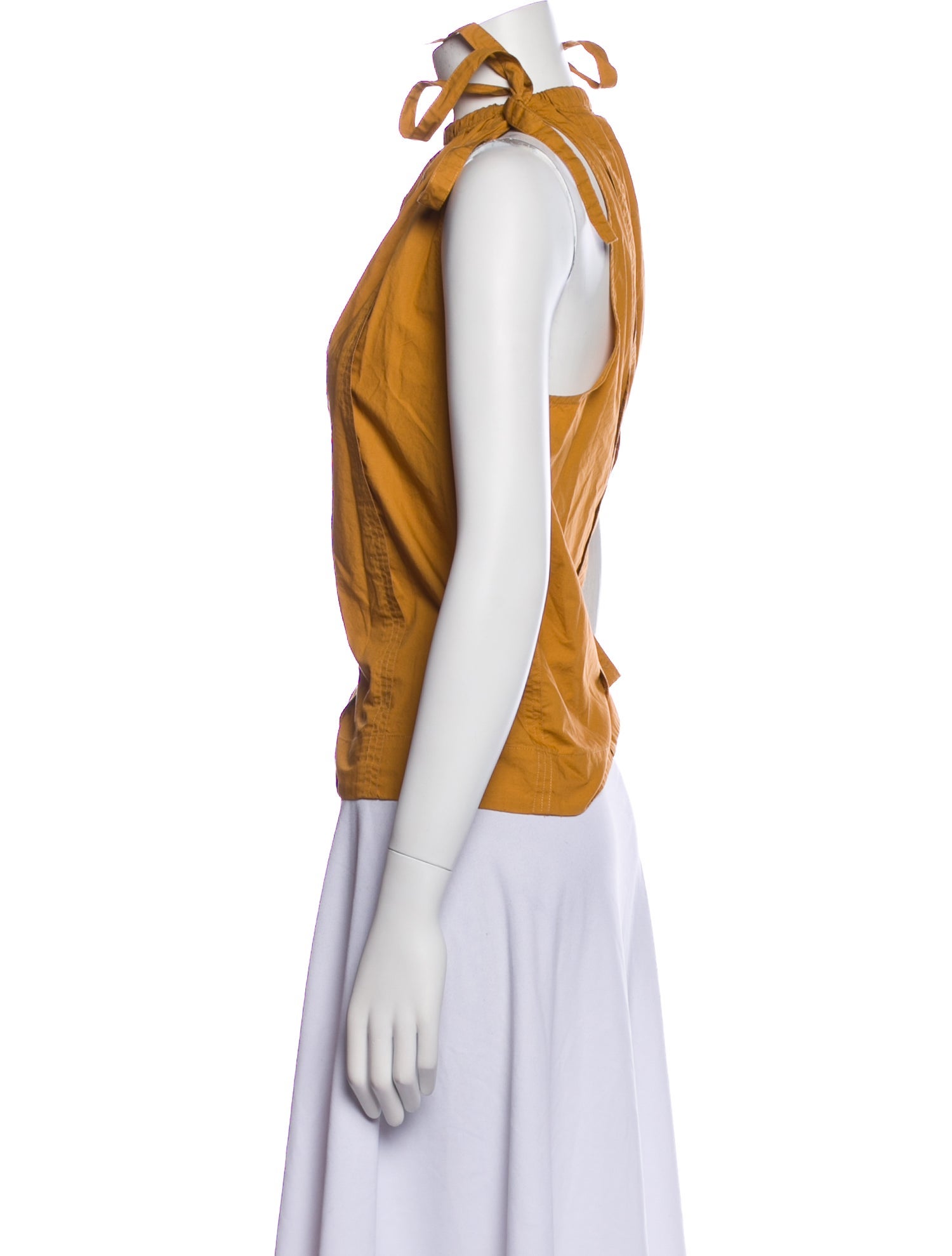 Ulla Johnson Mock Neck Sleeveless Top