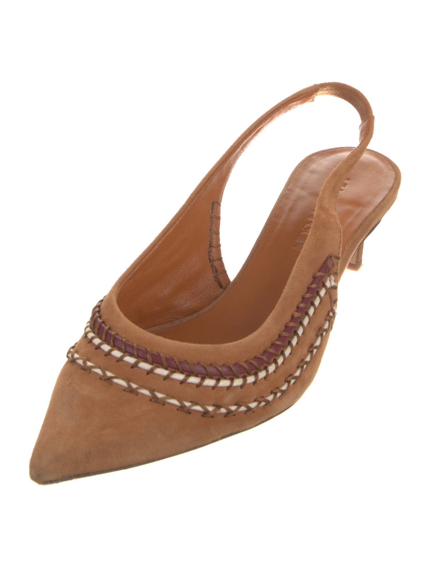 Ulla Johnson Suede Slingback Pumps