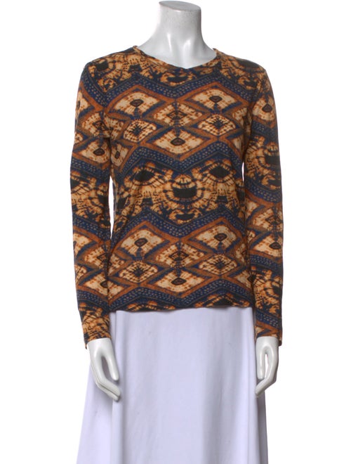 Ulla Johnson Printed Cowl Neck Blouse