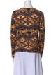 Ulla Johnson Printed Cowl Neck Blouse