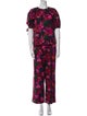 Ulla Johnson Floral Print Ruffle Embellishment Pant Set