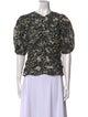 Ulla Johnson Printed V-Neck Blouse