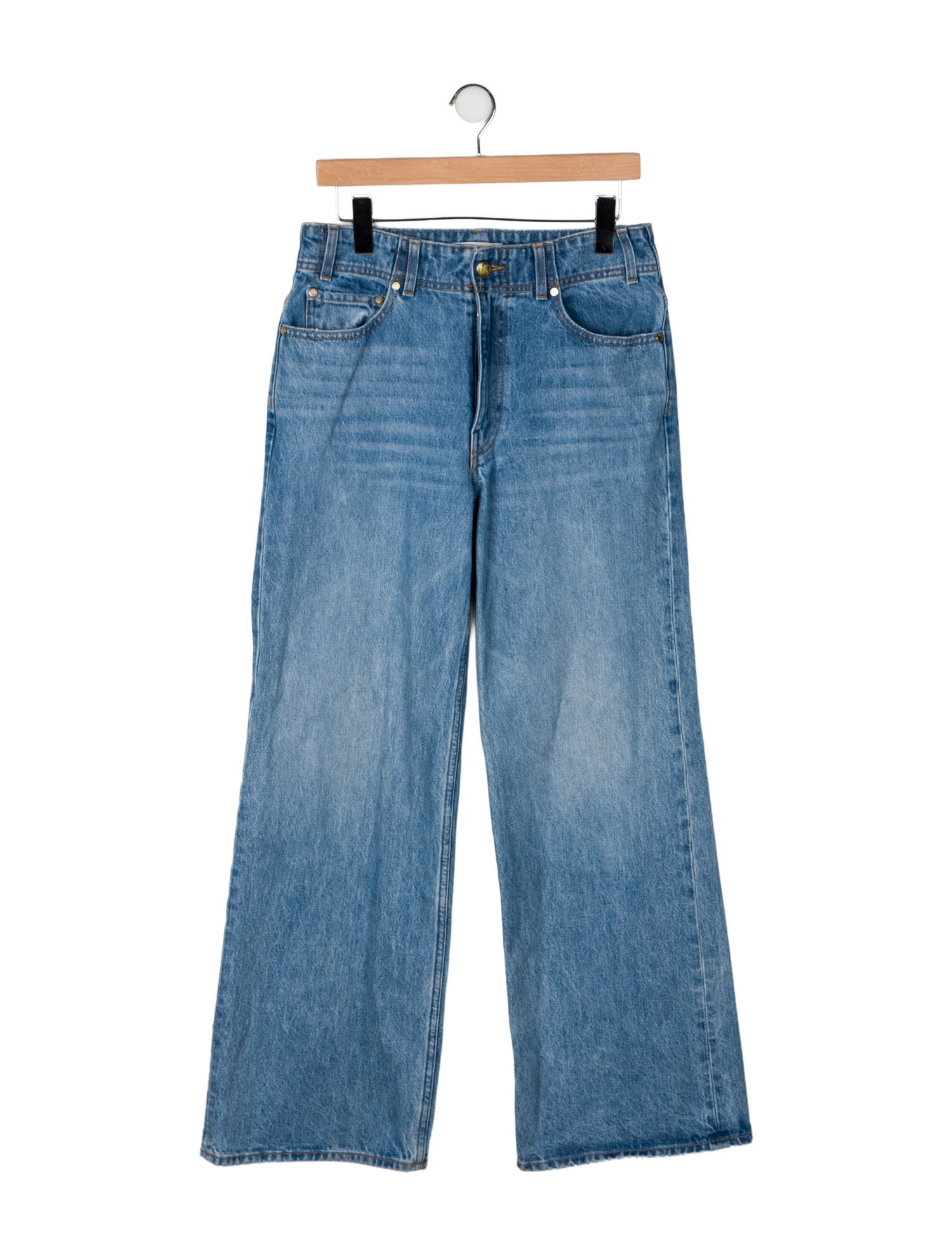 Ulla Johnson High-Rise Wide Leg Jeans