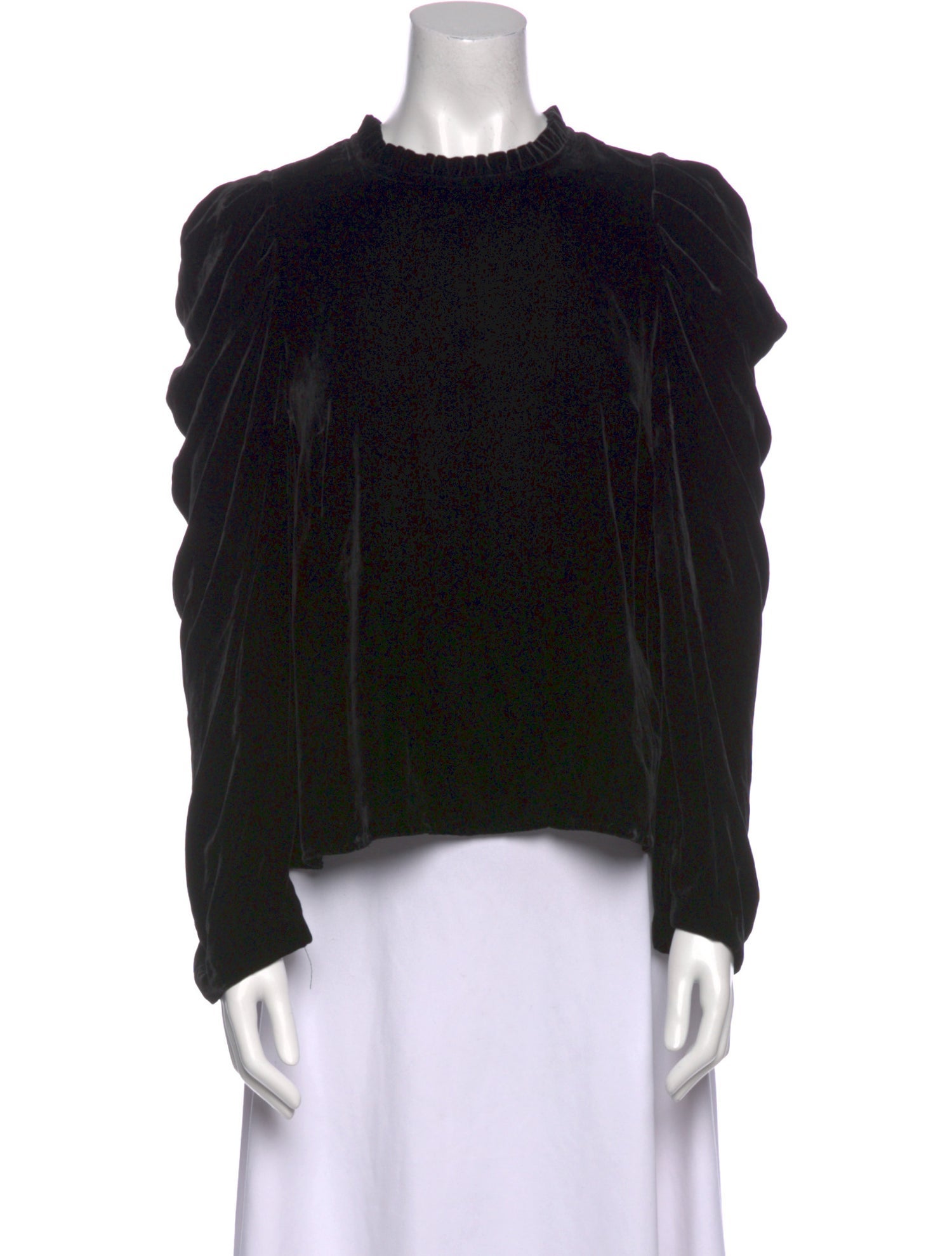 Ulla Johnson Mock Neck Long Sleeve Sweatshirt