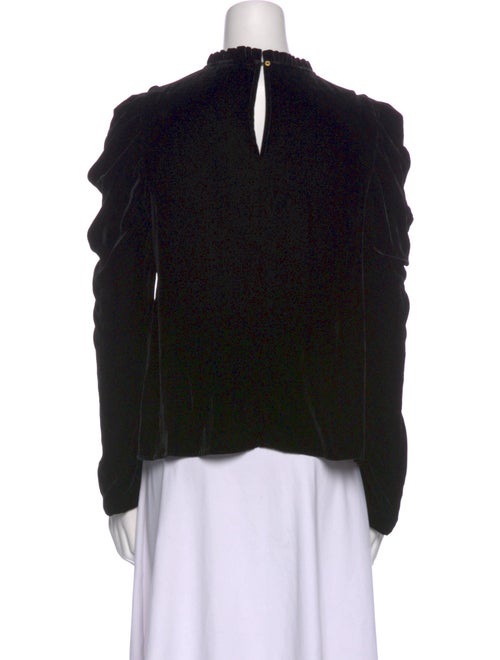 Ulla Johnson Mock Neck Long Sleeve Sweatshirt