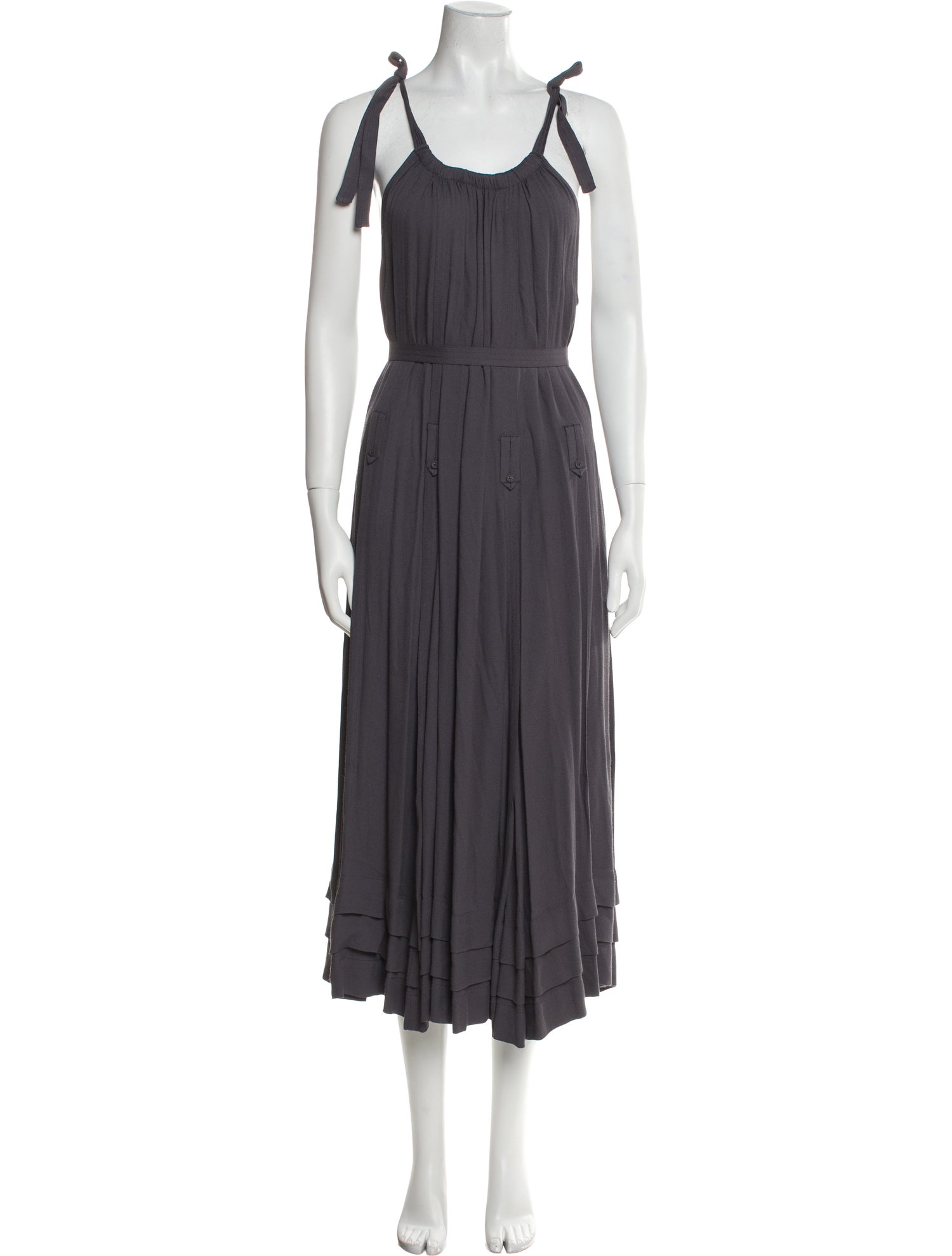 Ulla Johnson Scoop Neck Long Dress
