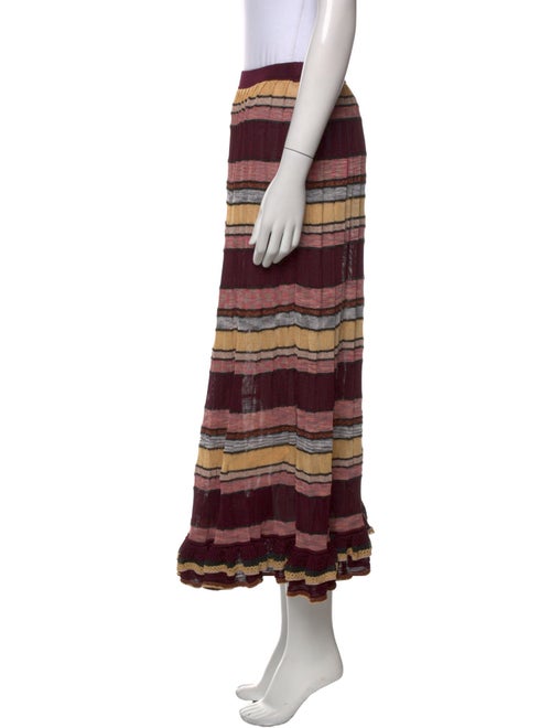 Ulla Johnson Striped Midi Length Skirt