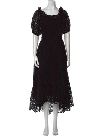 Ulla Johnson Lace Pattern Midi Length Dress