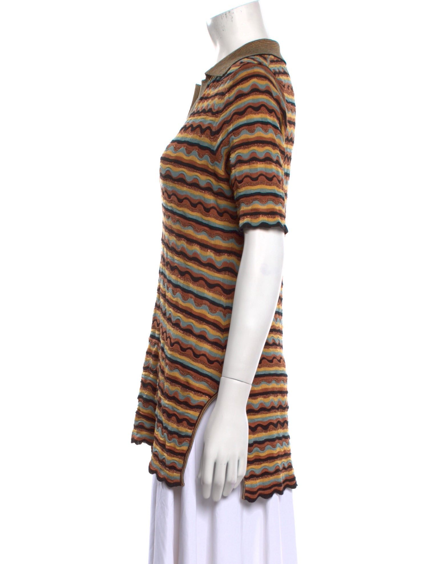 Ulla Johnson Striped V-Neck Sweater