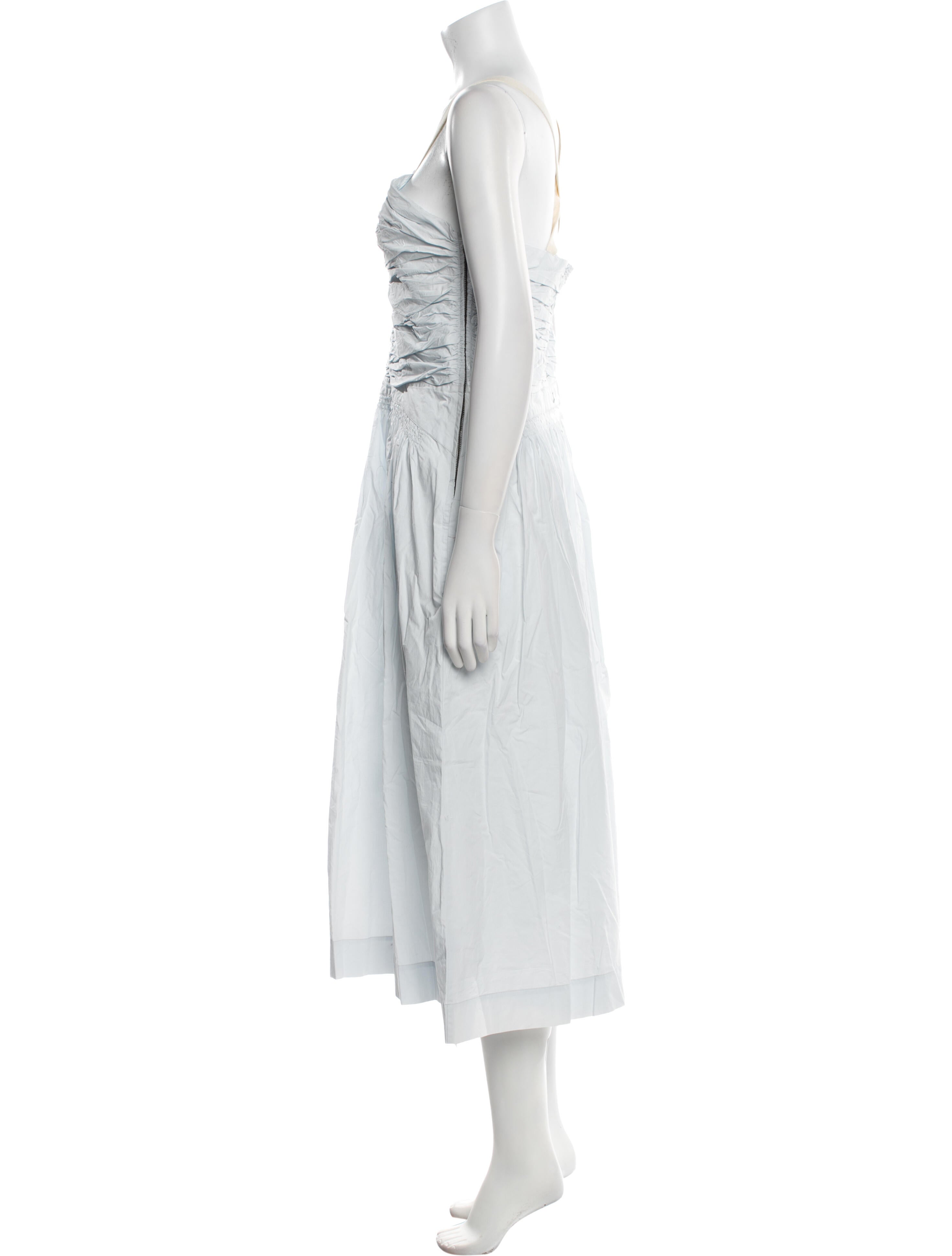 Ulla Johnson V-Neck Midi Length Dress