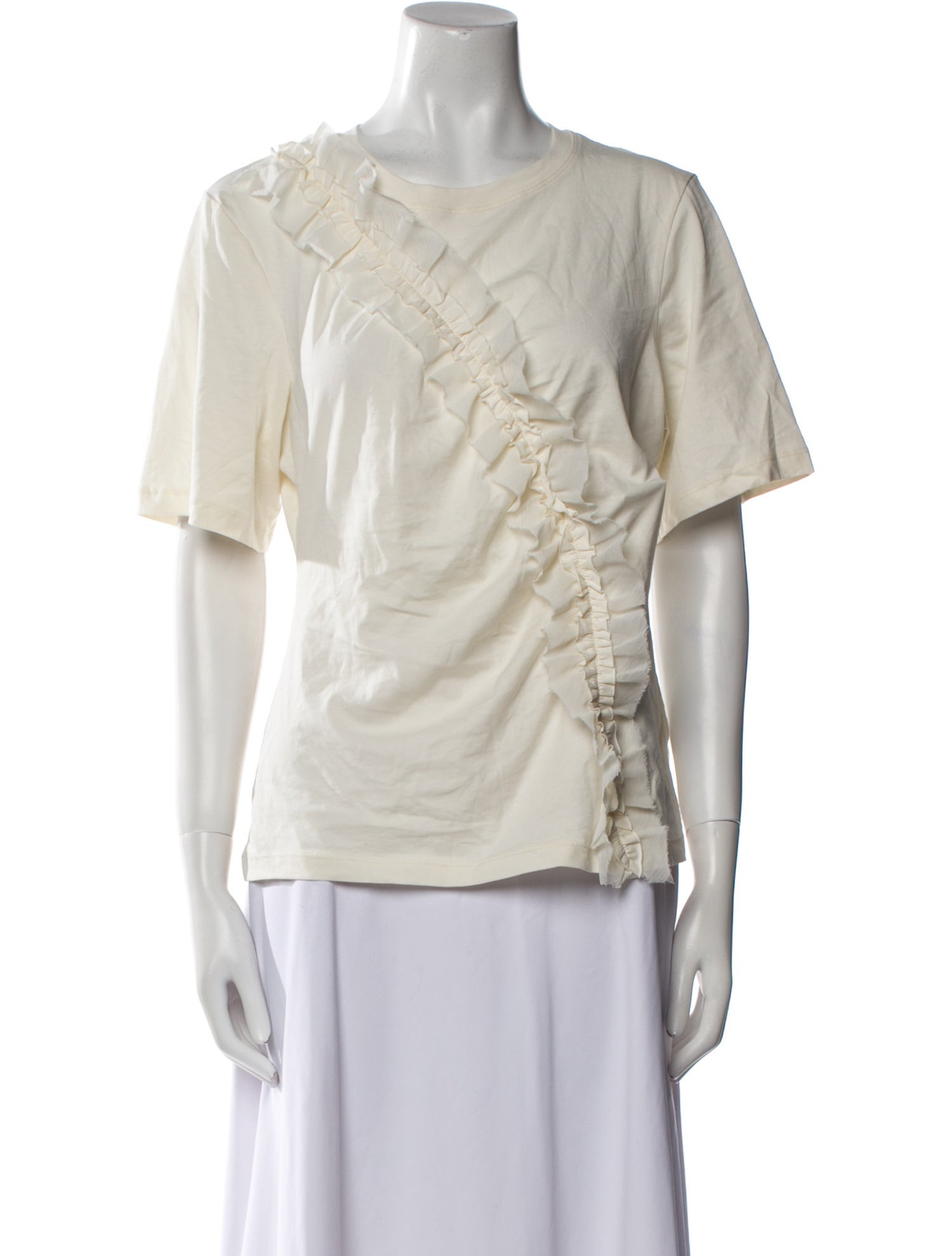 Ulla Johnson Bateau Neckline Short Sleeve Blouse