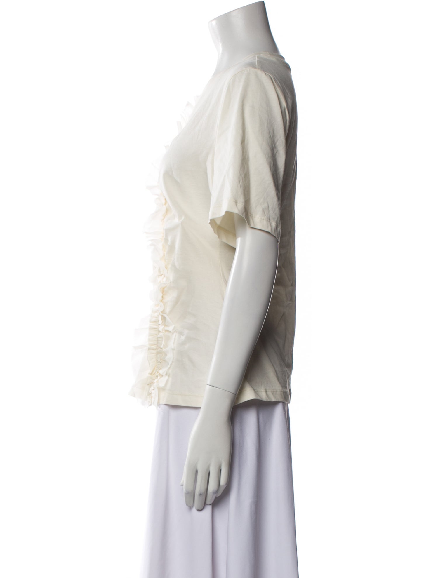 Ulla Johnson Bateau Neckline Short Sleeve Blouse