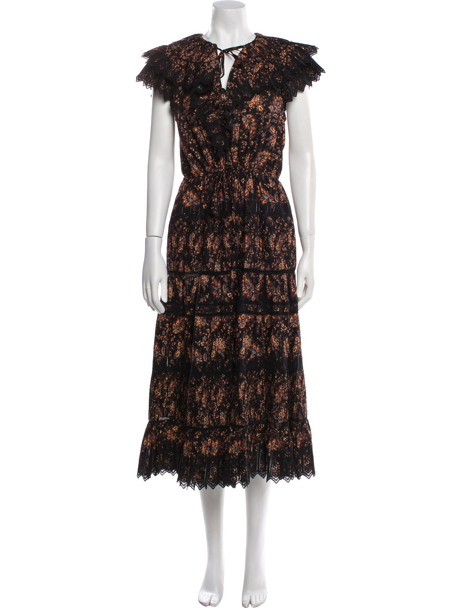 Ulla Johnson Printed Long Dress