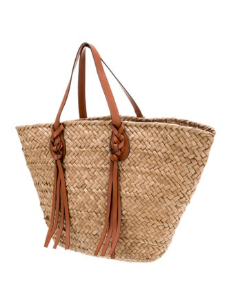 Ulla Johnson Straw Bucket Bag