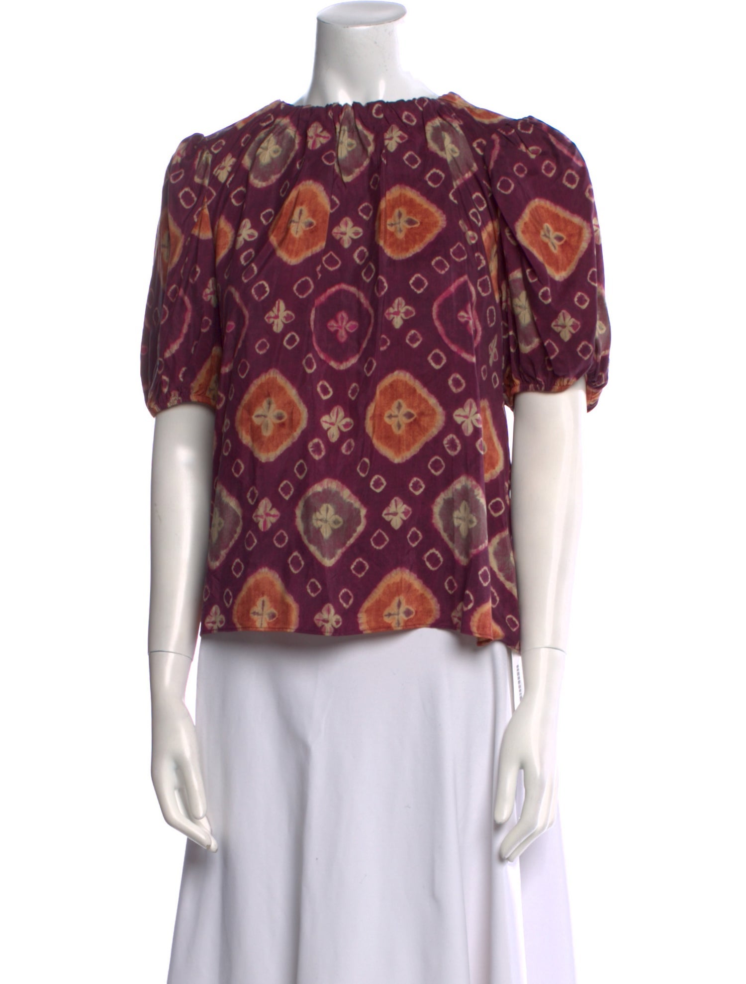 Ulla Johnson Silk Printed Blouse