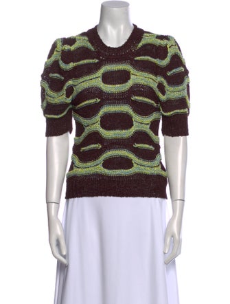Ulla Johnson Printed Crew Neck Sweatshirt