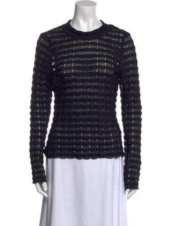 Ulla Johnson Crew Neck Long Sleeve Top