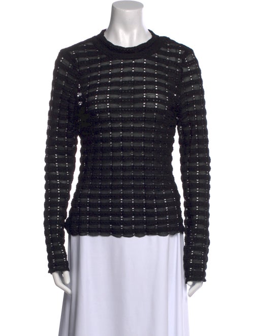 Ulla Johnson Crew Neck Long Sleeve Top