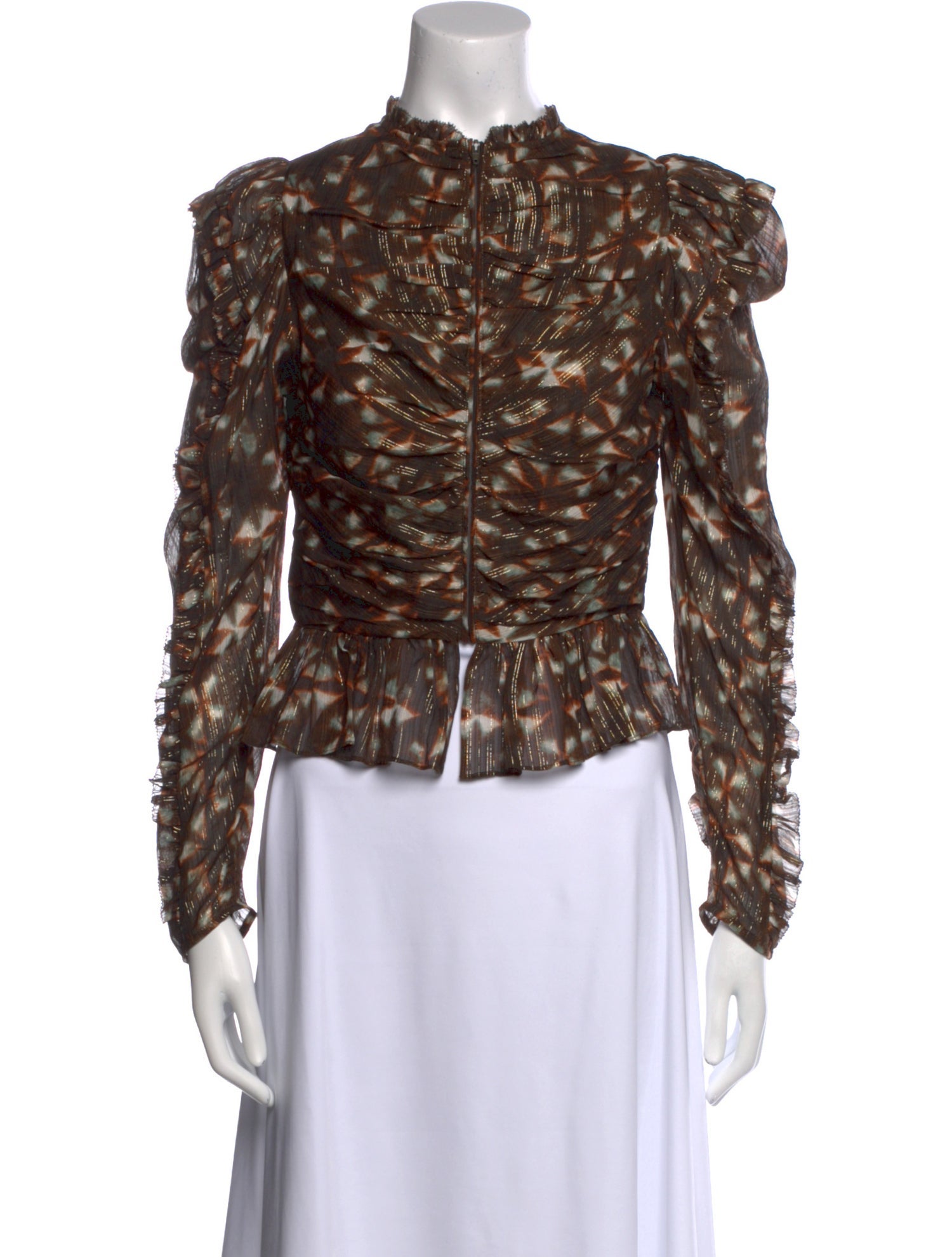 Ulla Johnson Silk Printed Blouse