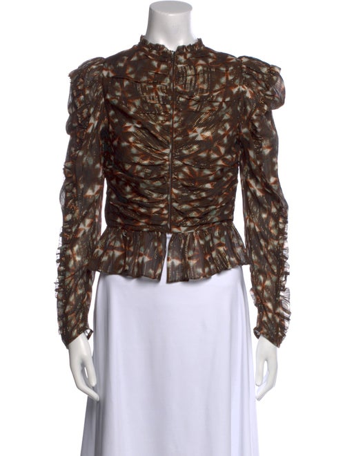 Ulla Johnson Silk Printed Blouse