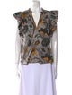 Ulla Johnson Printed V-Neck Blouse