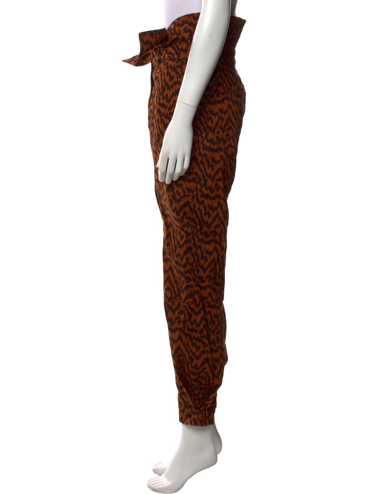 Ulla Johnson Animal Print Skinny Leg Pants