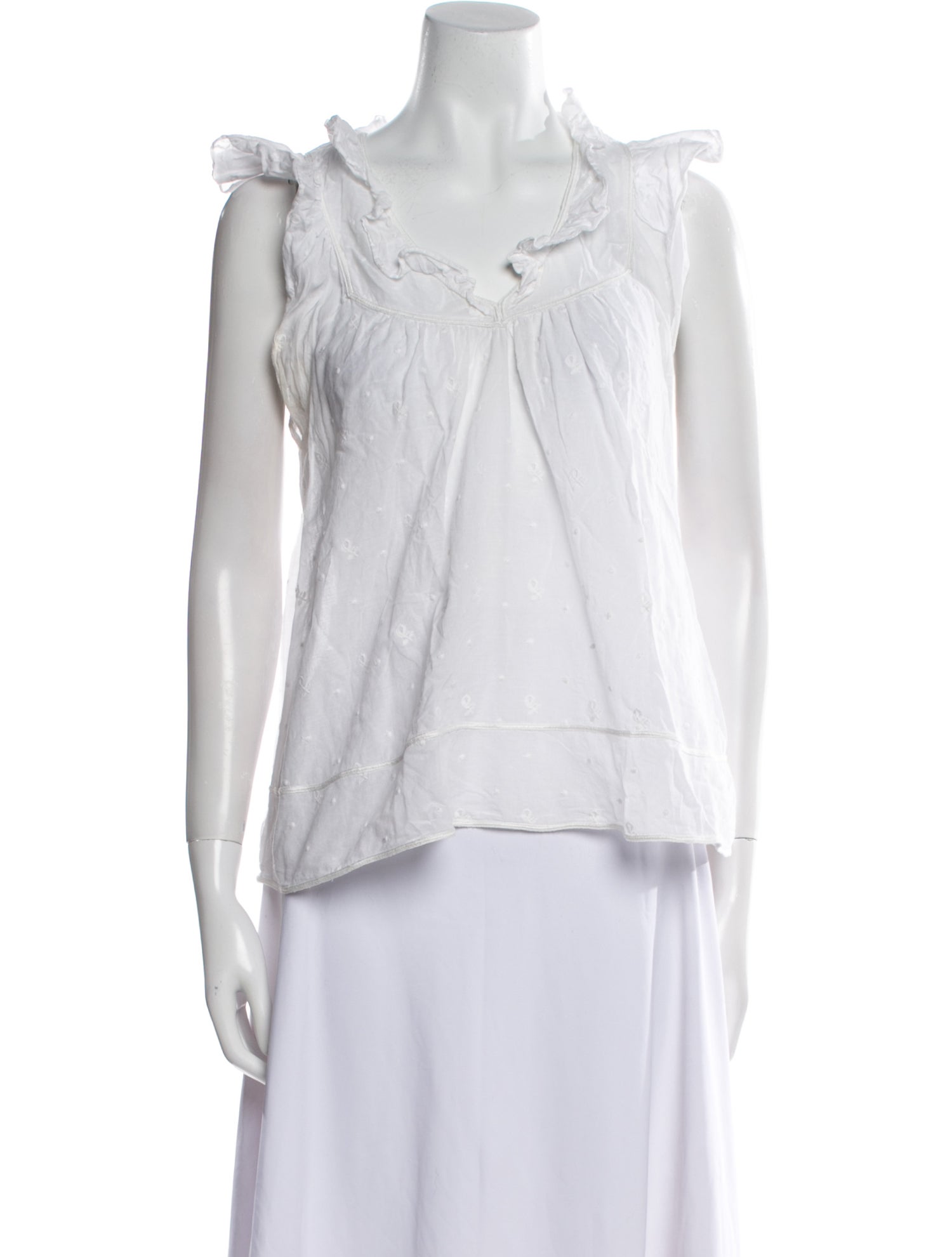 Ulla Johnson V-Neck Sleeveless Top